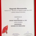 Nominacja do Nagrody Warszawskiej dla Dziadka do orzechów