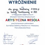 Dyplom Ziomki.pl wyróżnienie