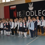 Występ najmłodszych w uroczystości